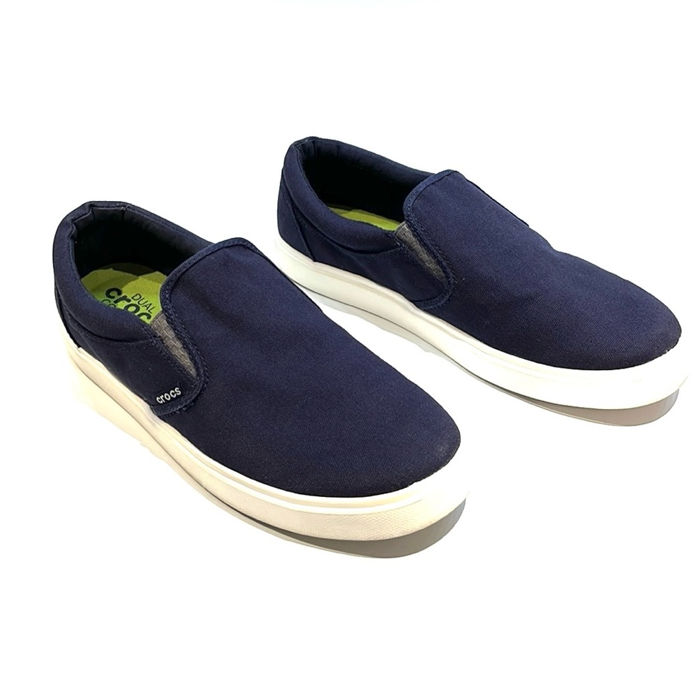 Crocs Dual Comfort Navy Blue Men US Size 10 EXCELLENT SHAPE